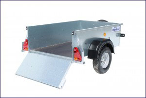 P5e Ifor Williams Small Unbraked, Westwood New Trailers, Tailboard