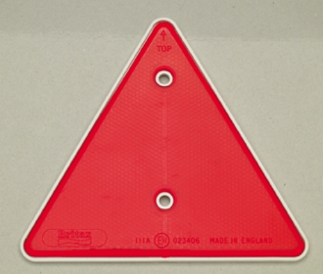 Reflector Red Triangle
